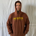 Brown Fleece Lined Hoodie