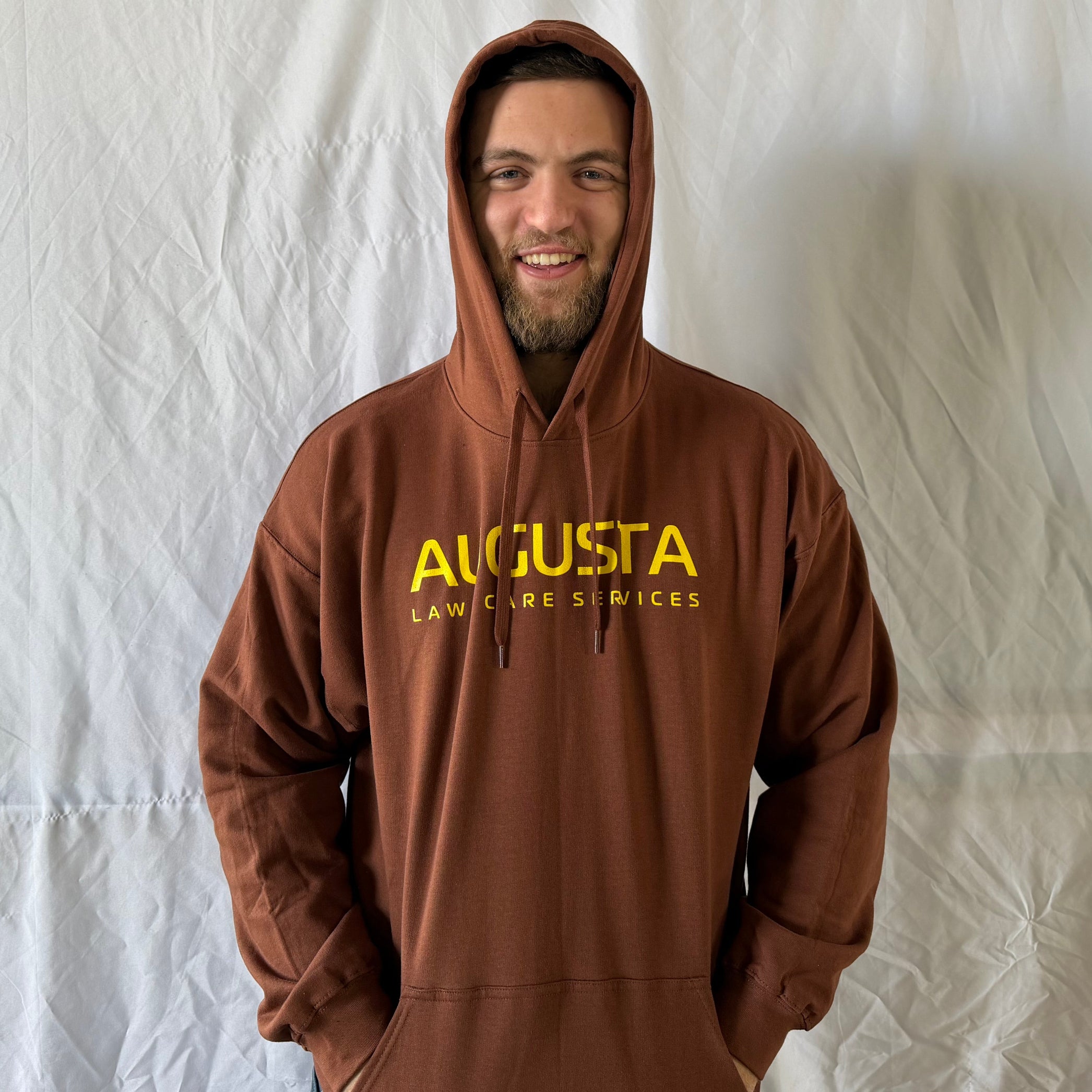 Brown Fleece Lined Hoodie